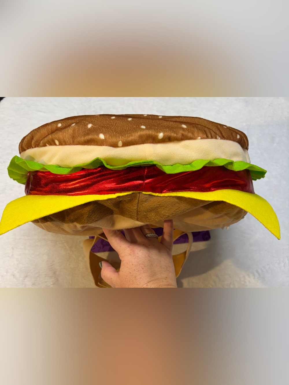Cheeseburger Pet Costume Plush